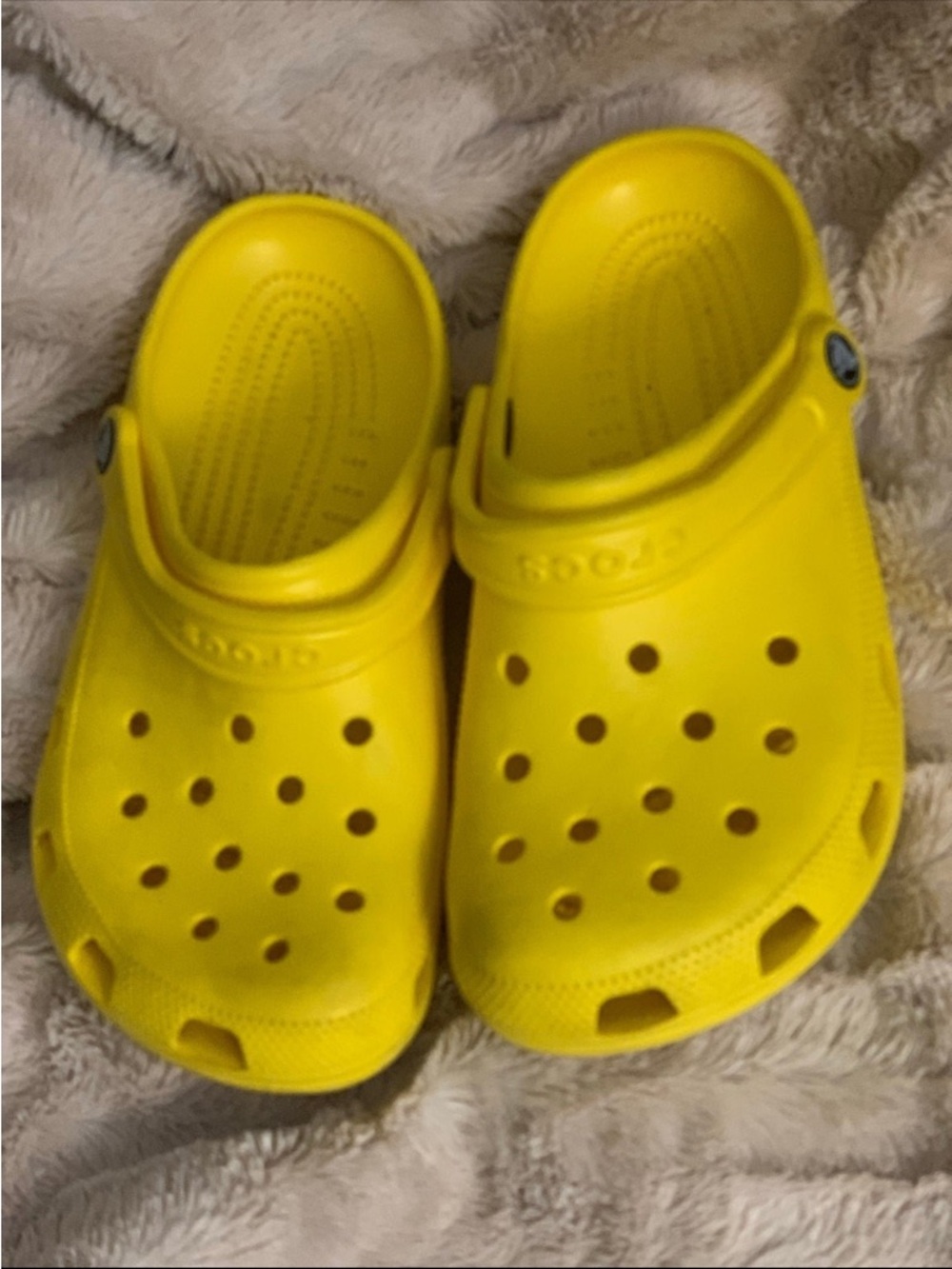 Crocs Yellow Clog Sandals - Lightweight Comfort
